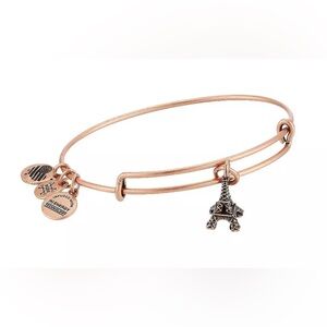 Alex and Ani Eiffel Tower charm bangle.